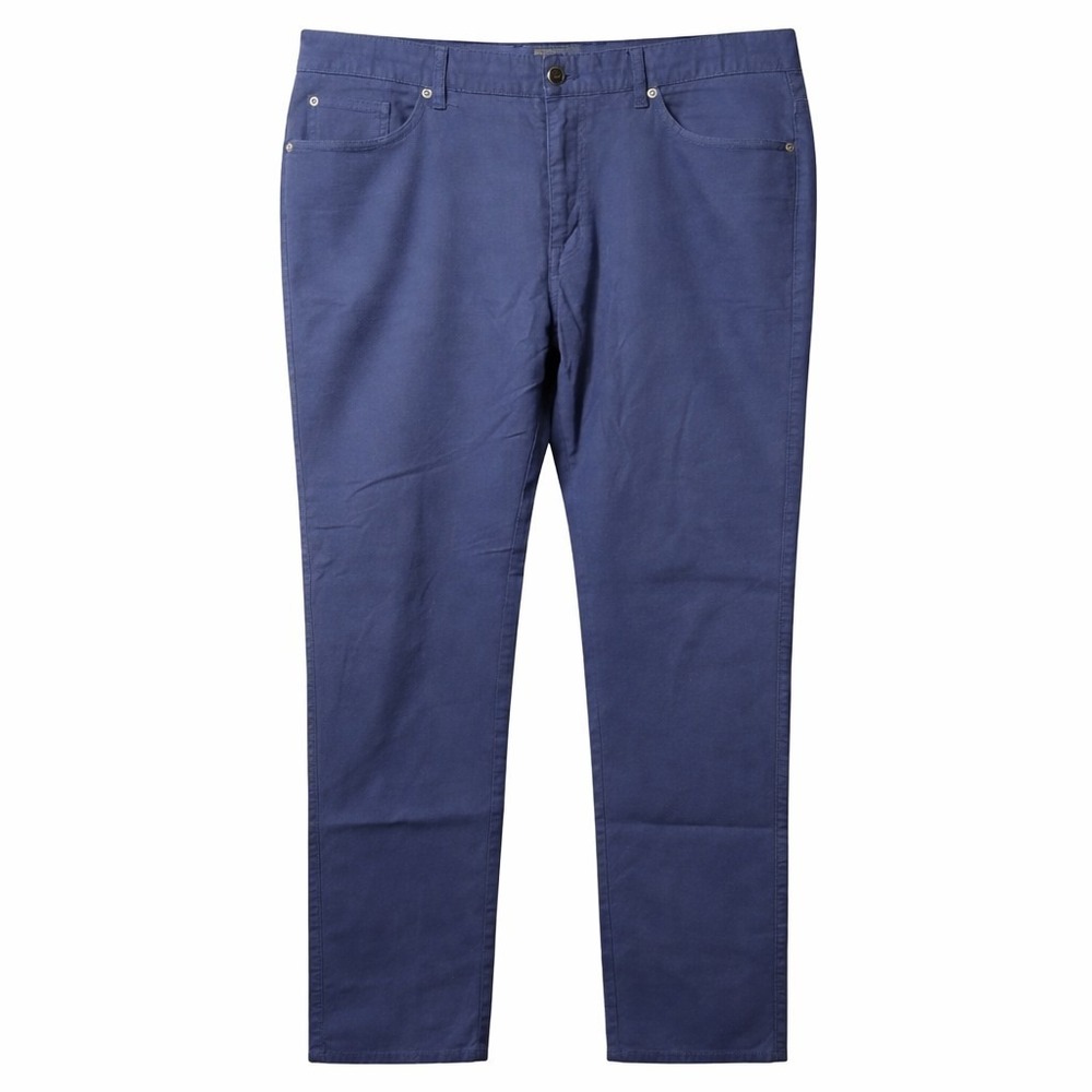 PETER MILLAR Crown Vintage Canvas Five Pocket Pant Sz 38 Blue Stretch MF18B86